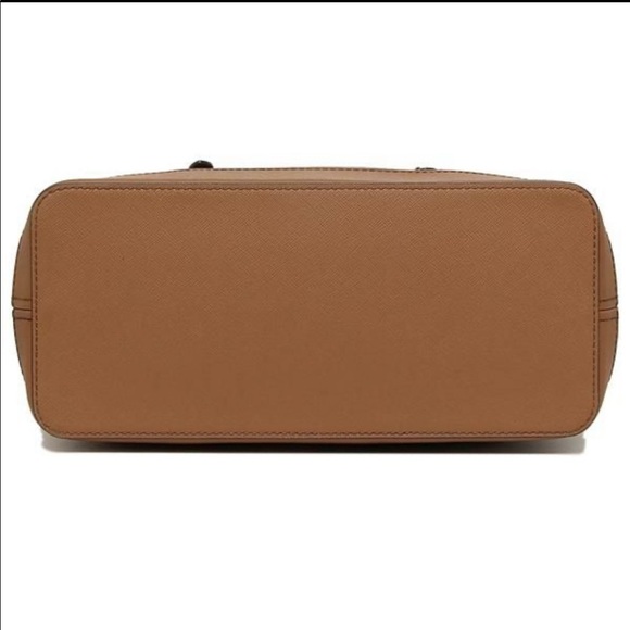 Michael Kors Small Top Zip Shoulder Tote Brown - Picture 8 of 10